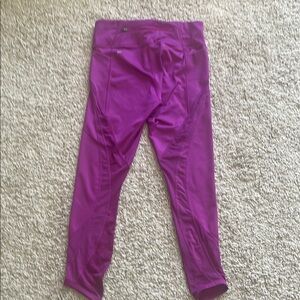 Fabletics Purple Leggings Vibrant Full-Length Design